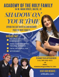 Admissions shadow flyer 2025