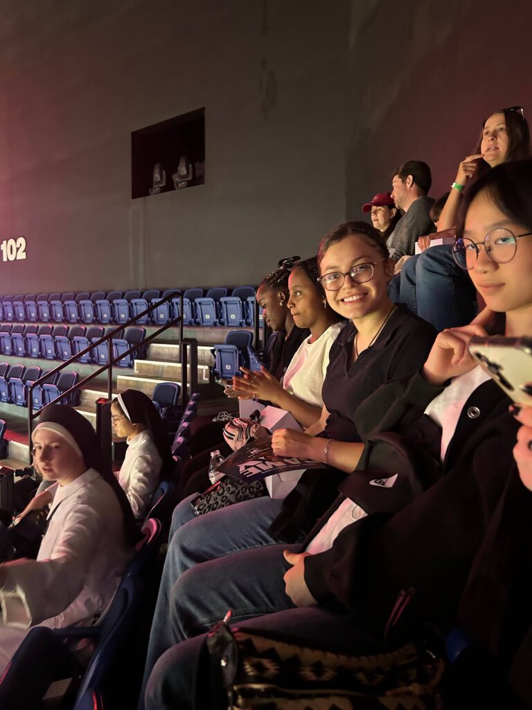 Students at Basketball game
