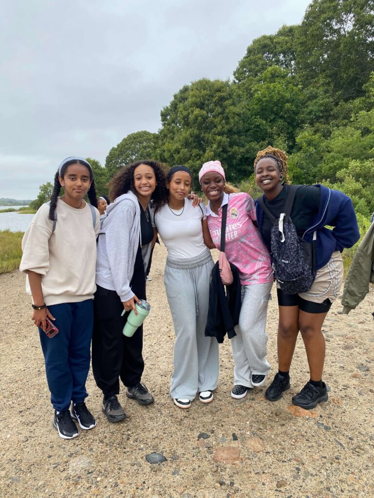 Students on a field trip