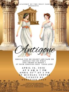 Antigone Flyer - Drama production